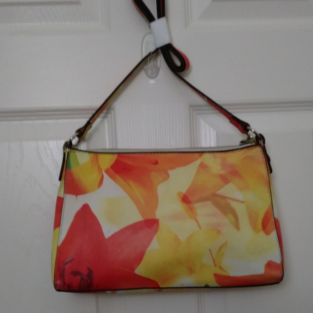 Guess Blessing Yellow Floral Cross-body Bag - Picture 11 of 13